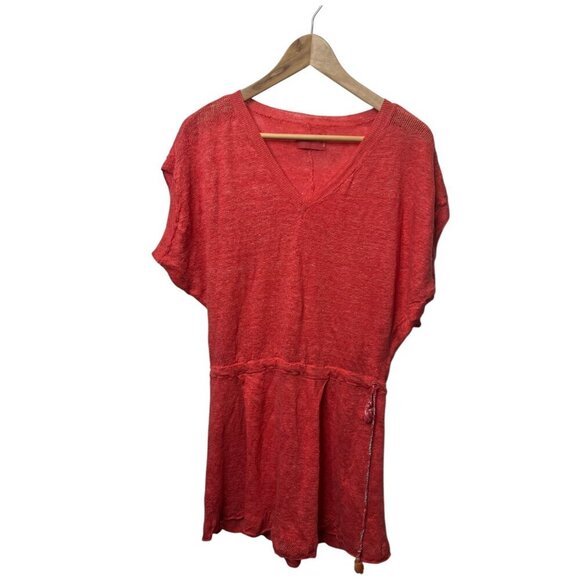 Zadig & Voltaire 100% Linen Red Tunic Dress – Size XS - Picture 1 of 2